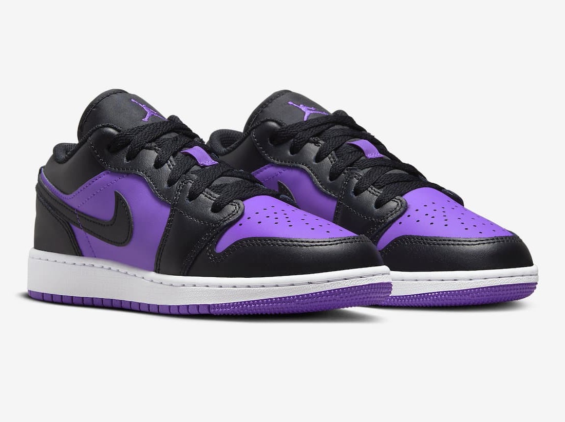 Air Jordan 1 Low GS "Purple Venom"