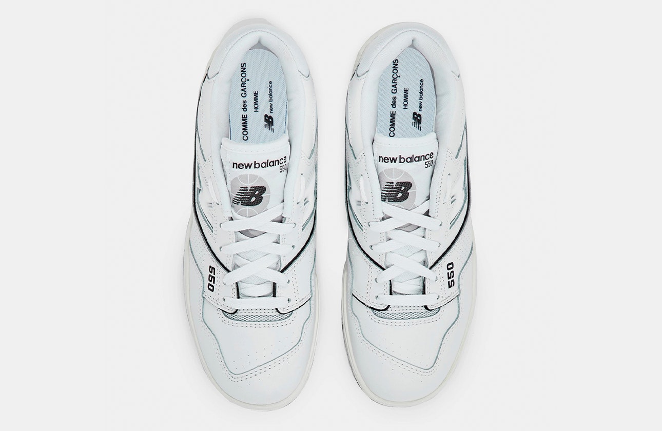 Comme des Garçons x New Balance 550 "White"