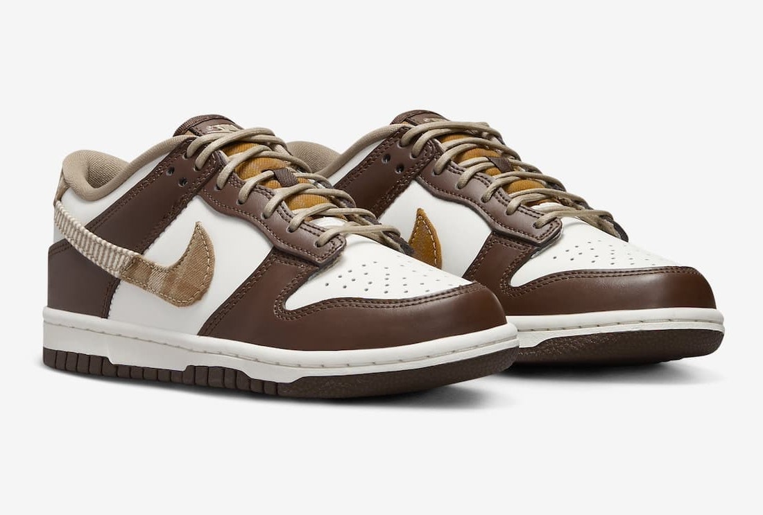 Nike Dunk Low GS "Brown Plaid"