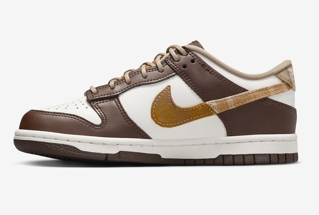 Nike Dunk Low GS "Brown Plaid"