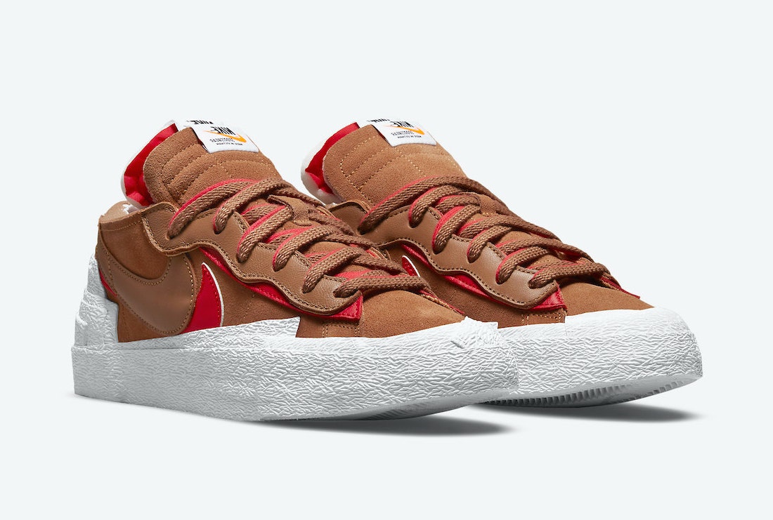 Sacai x Nike Blazer Low "British Tan"