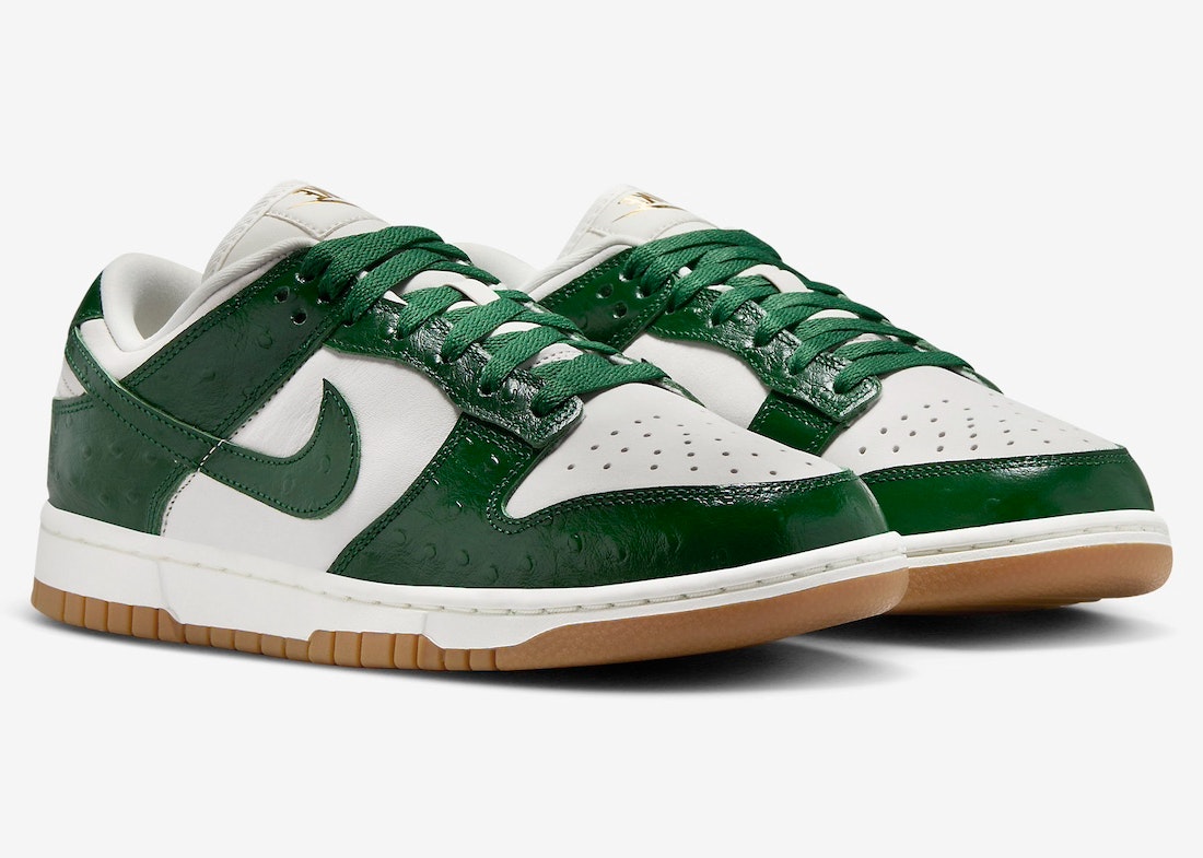 Nike Dunk Low LX "Green Ostrich"