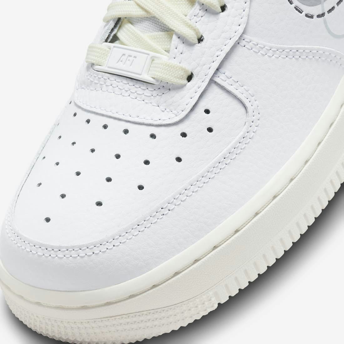 Nike Air Force 1 Low "Multi Swoosh" (Sail White)