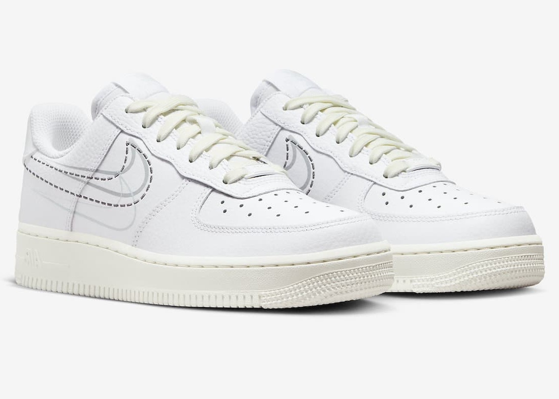 Nike Air Force 1 Low "Multi Swoosh" (Sail White)