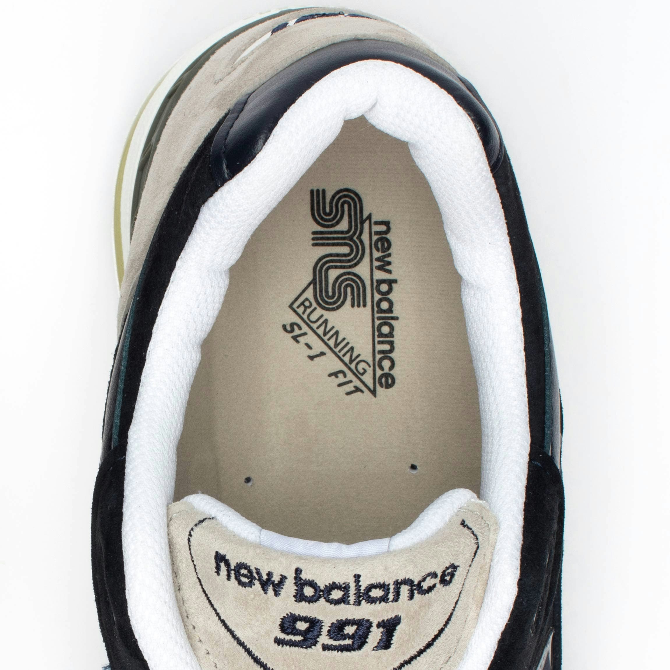 SNS x New Balance 991 "White Navy"
