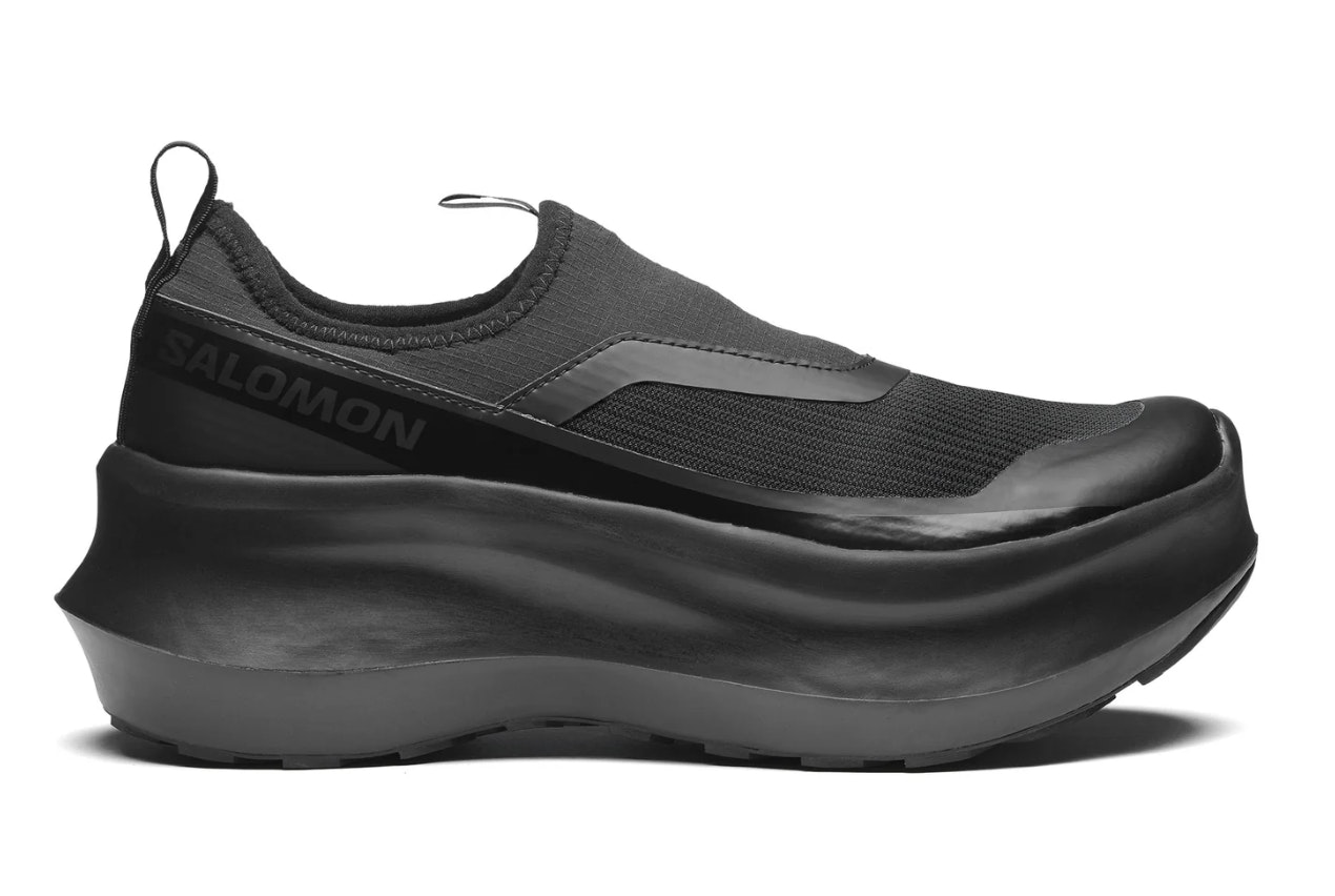 Comme des Garçons x Salomon Slip-On Platform "Black"