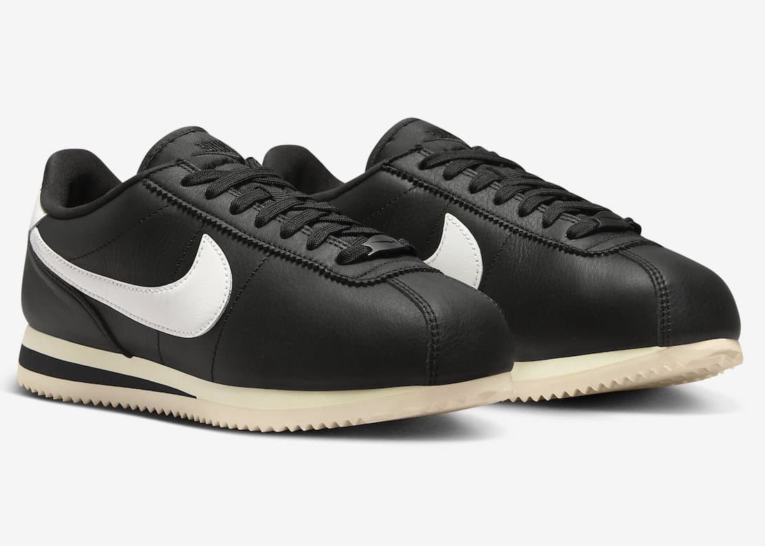 Nike Cortez PRM "Black/Sail"