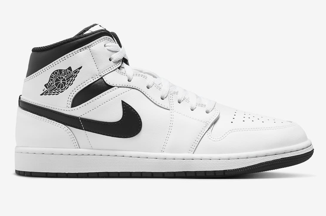 Air Jordan 1 Mid "White/Black"