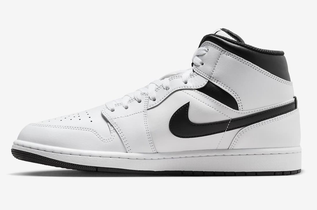Air Jordan 1 Mid "White/Black"