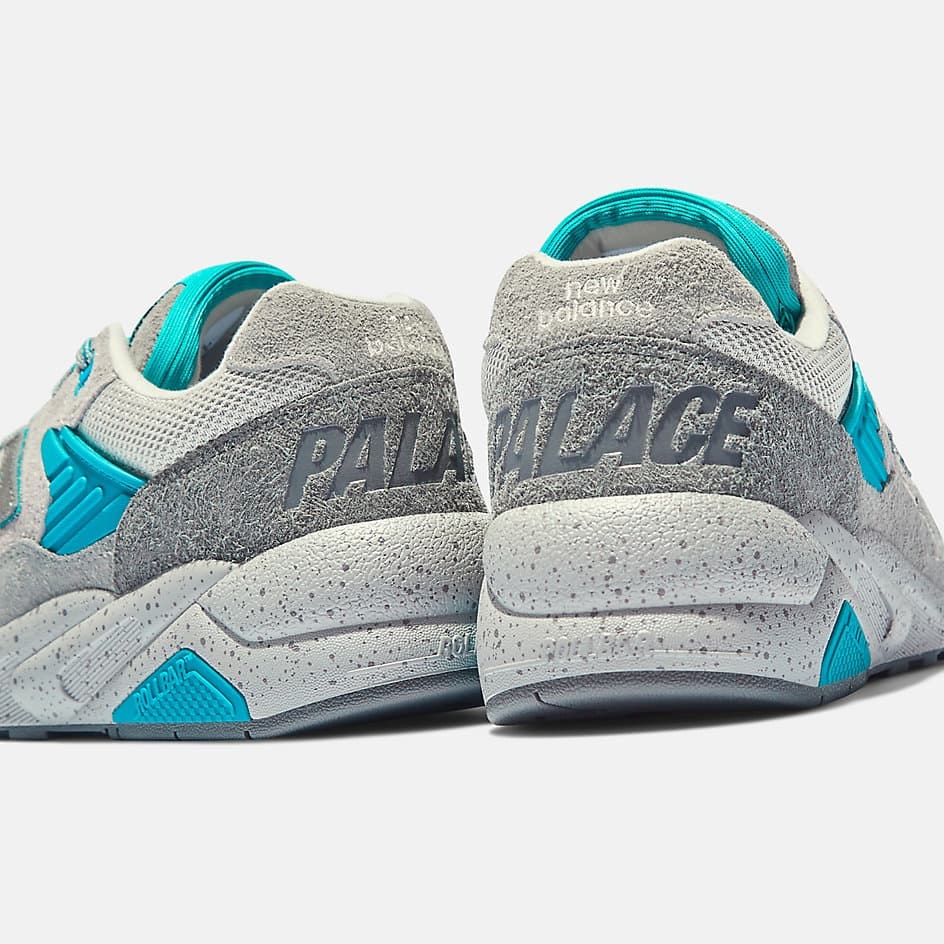 Palace x New Balance 580 "New Wave" (Grey)