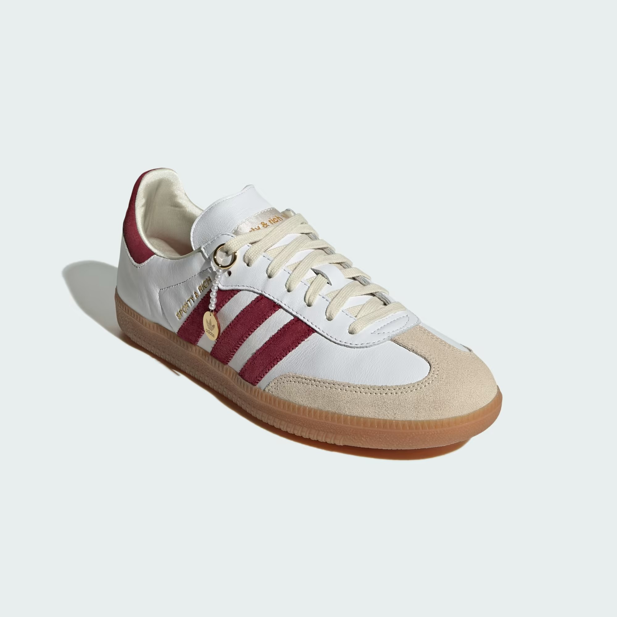 Sporty & Rich x adidas Samba "Collegiate Burgundy"