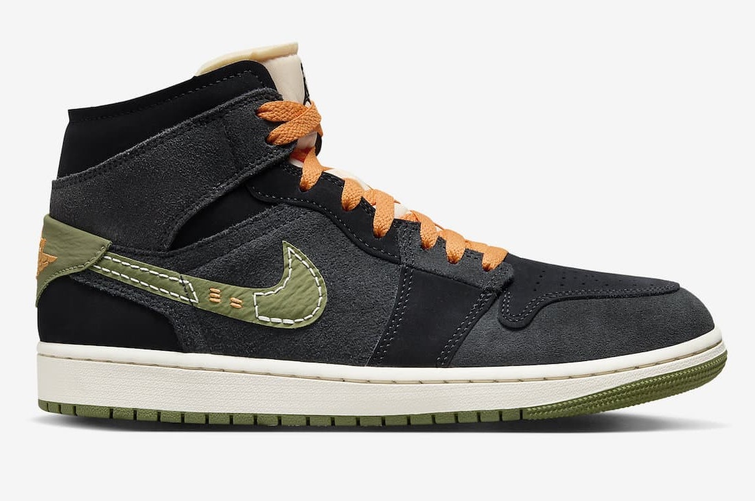 Air Jordan 1 Mid SE Craft "Anthracite"