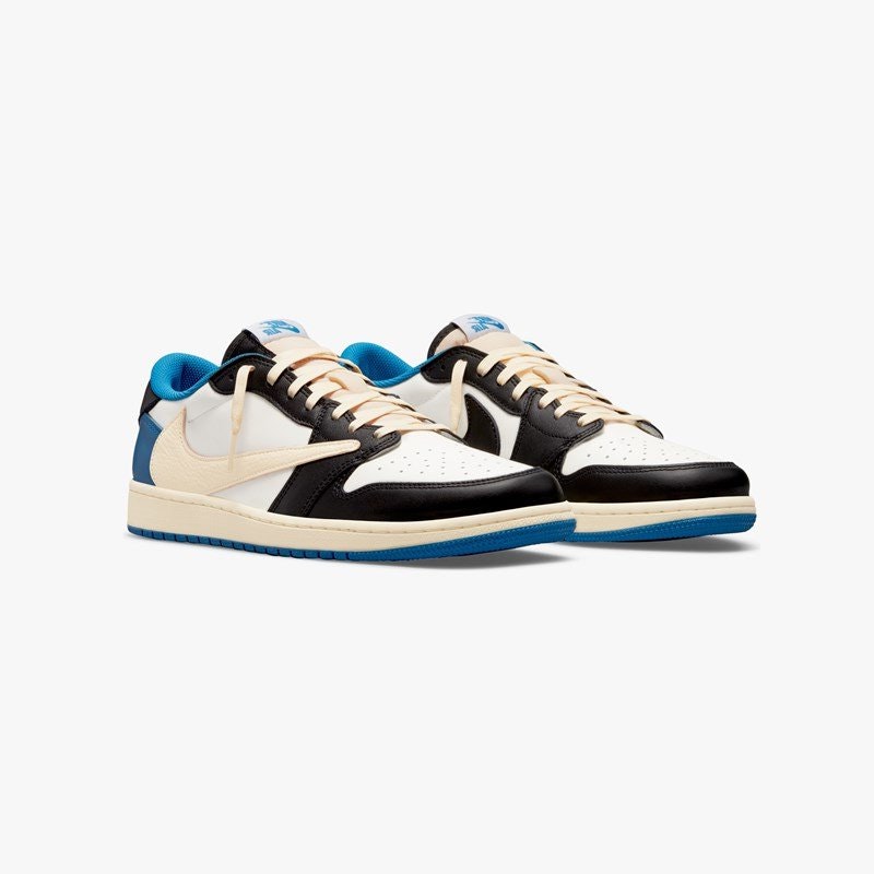 Fragment x Travis Scott x Air Jordan 1 Low "Military Blue"