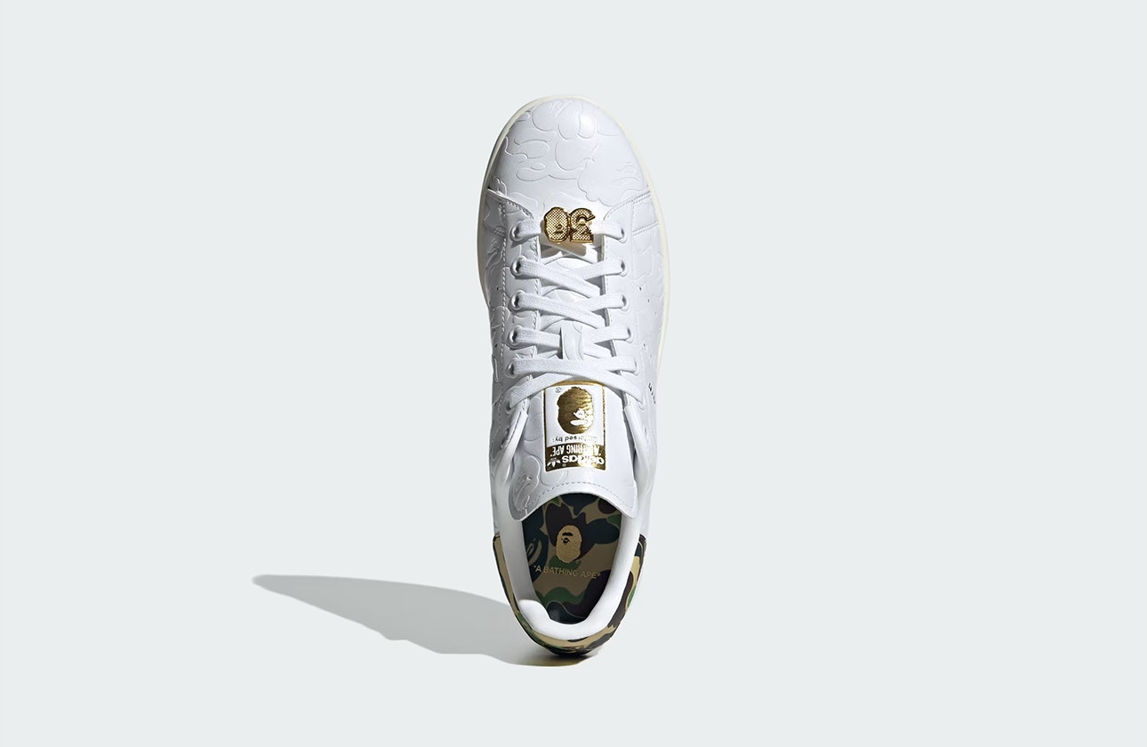 BAPE x adidas Stan Smith "30th Anniversary" (Cloud White)