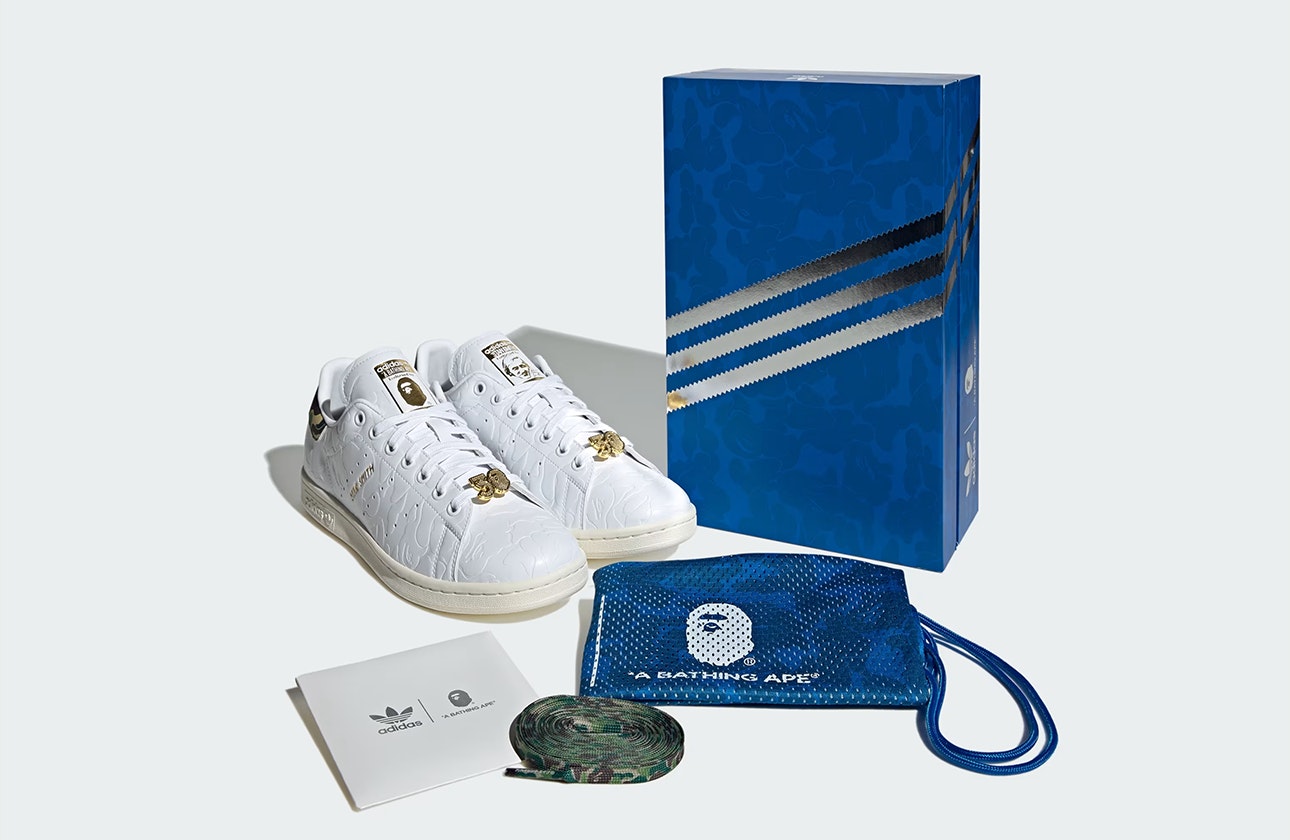 BAPE x adidas Stan Smith "30th Anniversary" (Cloud White)