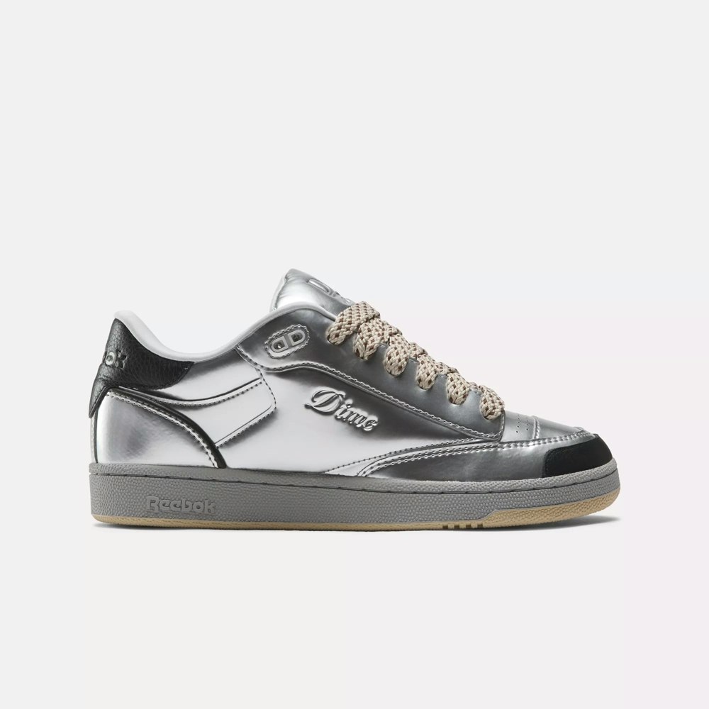 Dime x Reebok Club C Bulc "Silver Metallic"