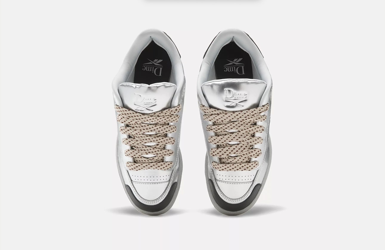 Dime x Reebok Club C Bulc "Silver Metallic"