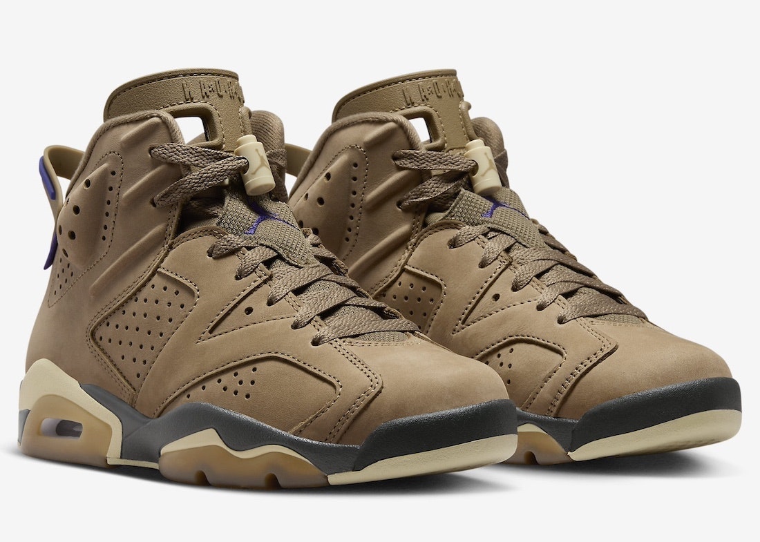 Air Jordan 6 Gore-Tex "Brown Kelp"