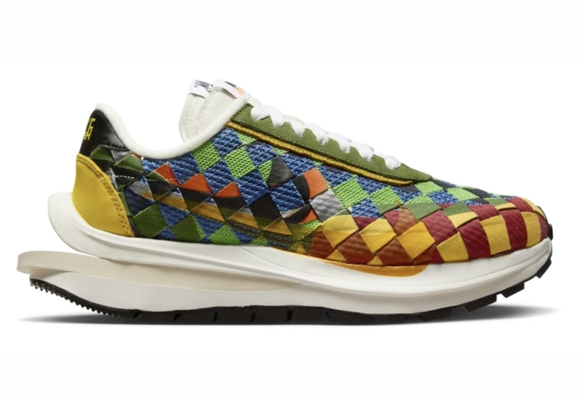 Jean Paul Gaultier x Sacai x Nike VaporWaffle Woven "Green Gusto"