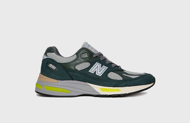 Patta x New Balance 991v2 "Made in USA" (Sea Moss)