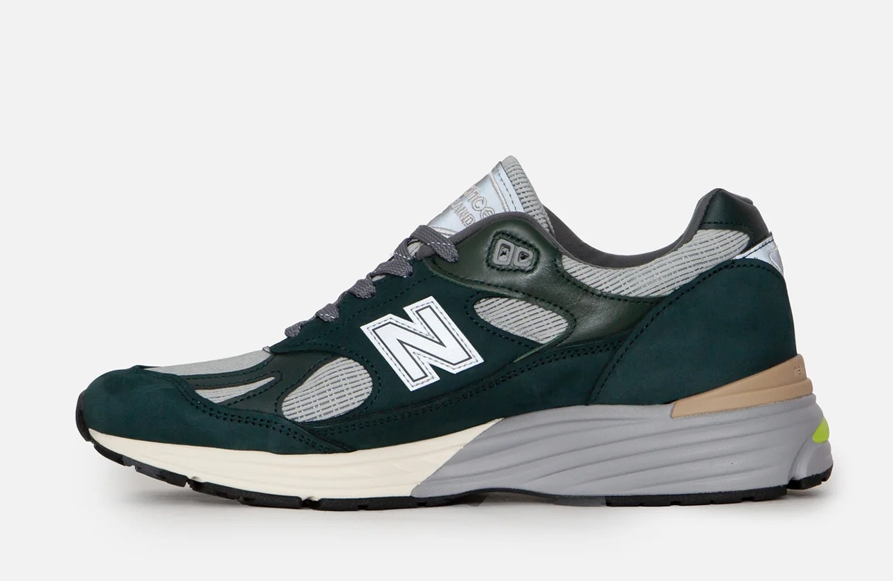 Patta x New Balance 991v2 "Made in USA" (Sea Moss)