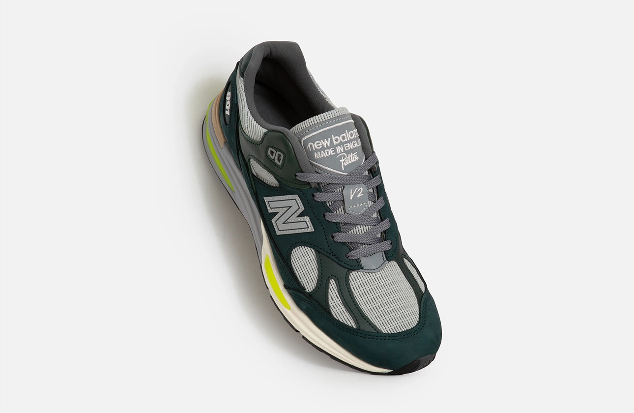 Patta x New Balance 991v2 "Made in USA" (Sea Moss)
