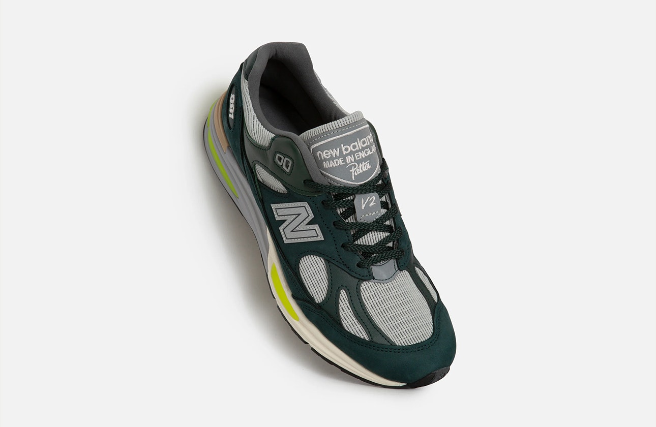 Patta x New Balance 991v2 "Made in USA" (Sea Moss)