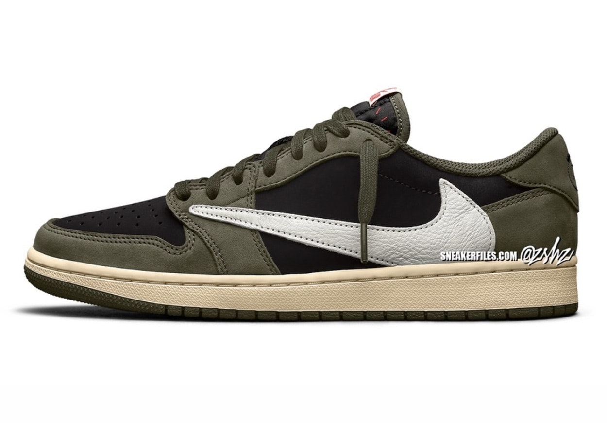 Travis Scott x Air Jordan 1 Low OG "Black Olive"