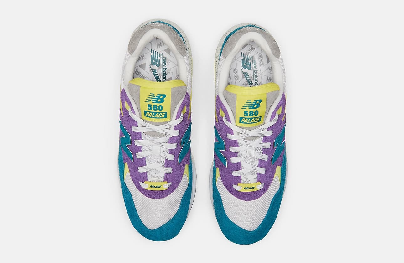 Palace x New Balance 580 "New Wave" (Purple)