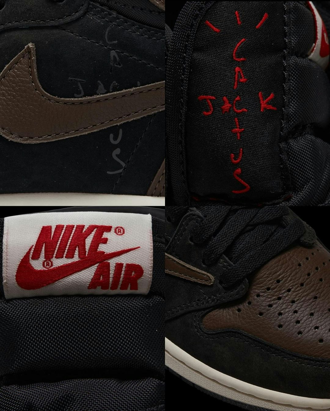 Travis Scott x Air Jordan 1 High "Black Mocha" 