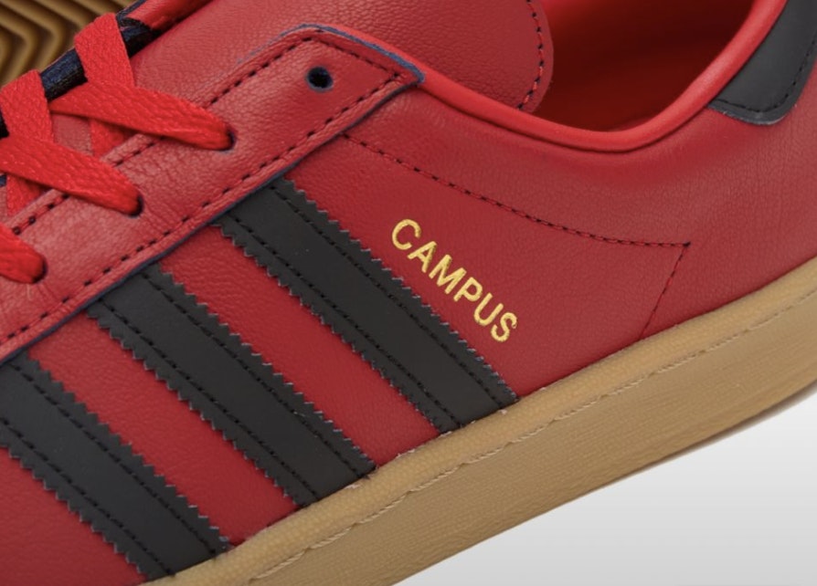 size? x adidas Campus 80s "City Flip" (Red)