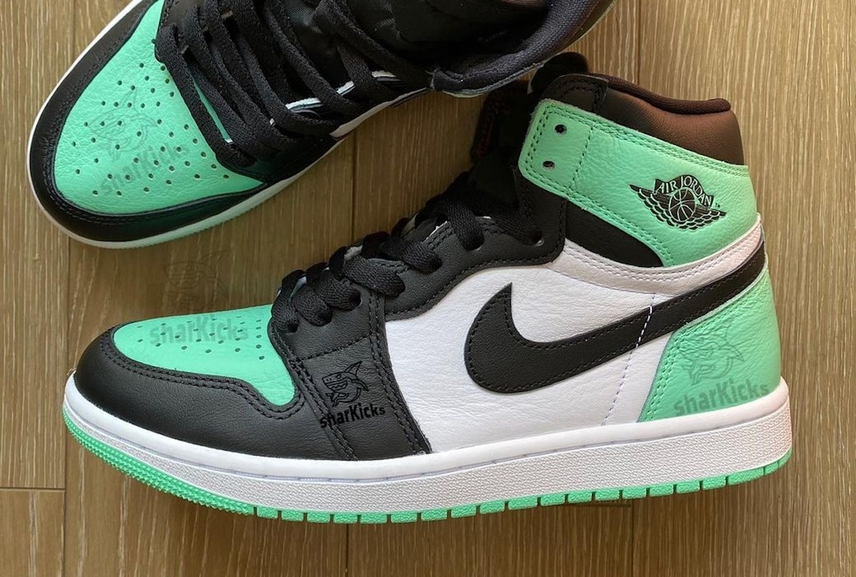 jordan 1 high green toe