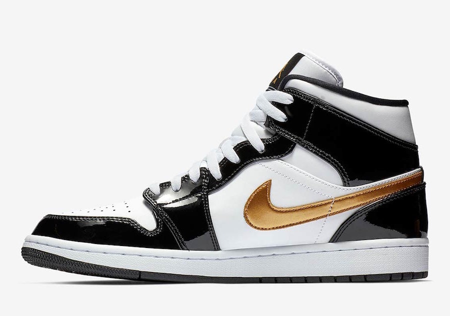 Air Jordan 1 Mid "Metallic Black"