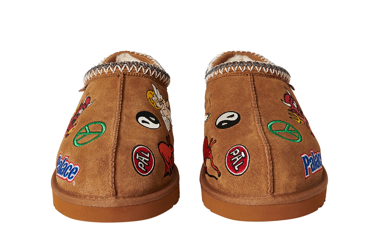 Palace x UGG Tasman Slipper "Patched Out" (Chestnut)