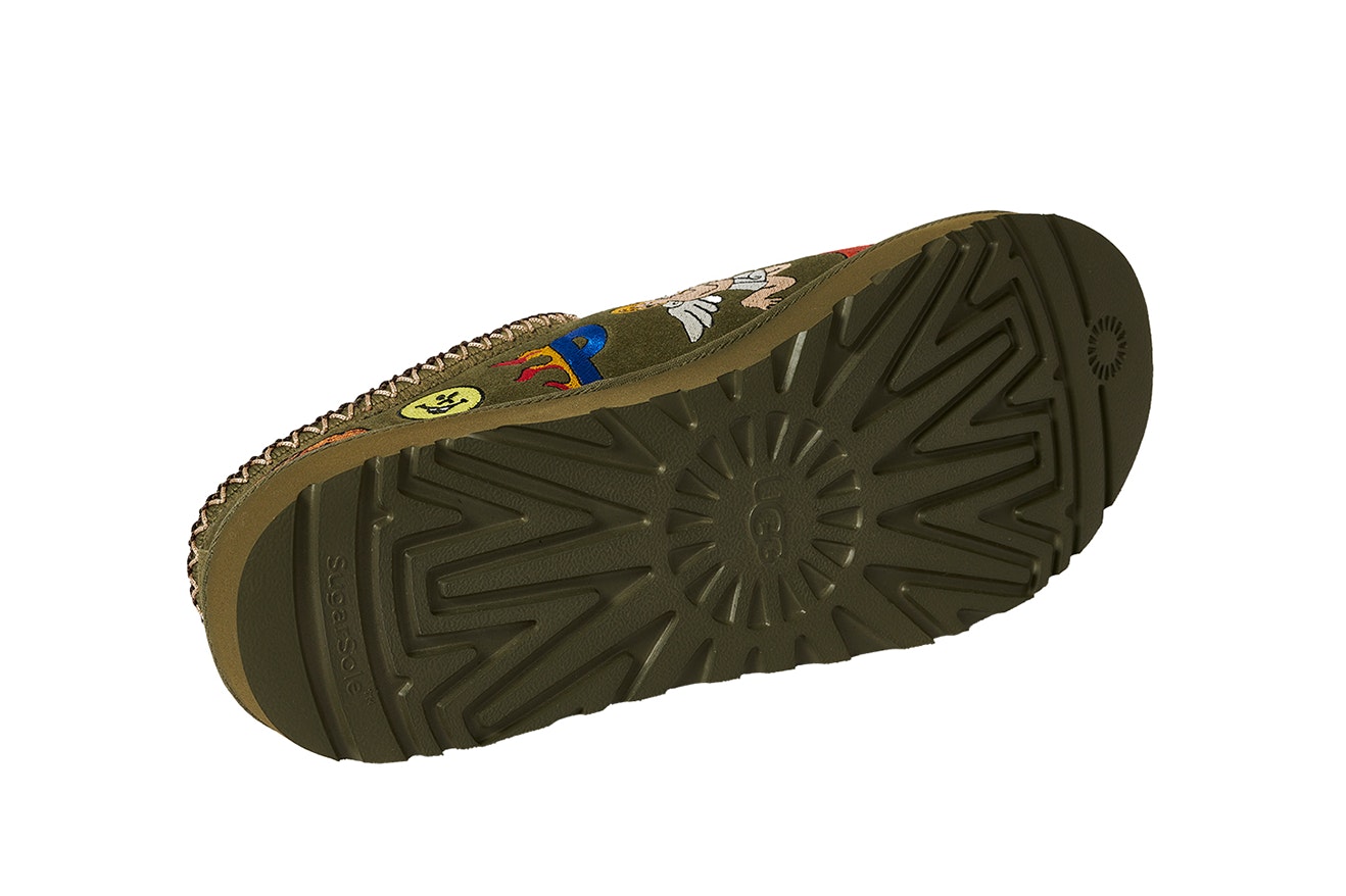 Palace x UGG Tasman Slipper "Patched Out" (Burnt Olive)