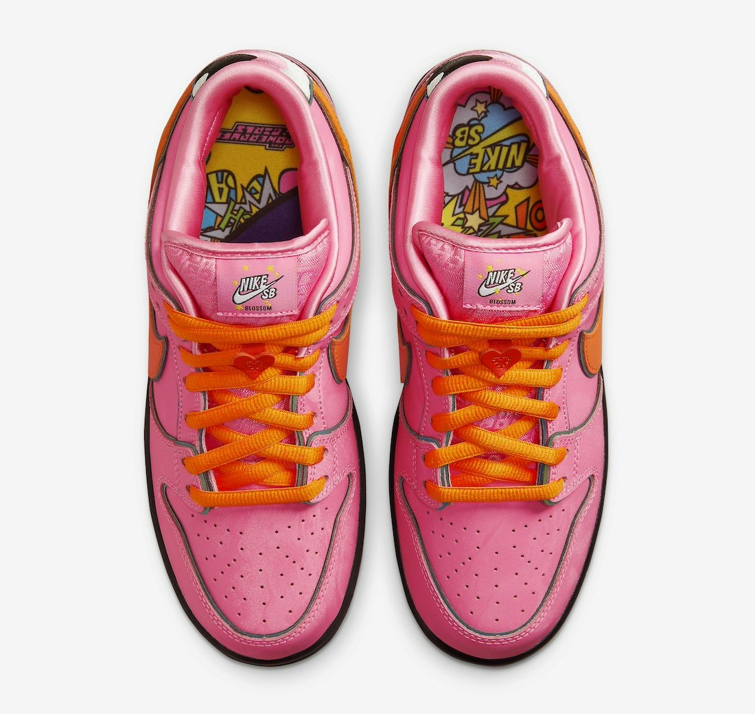 Powerpuff Girls x Nike SB Dunk Low "Blossom" 