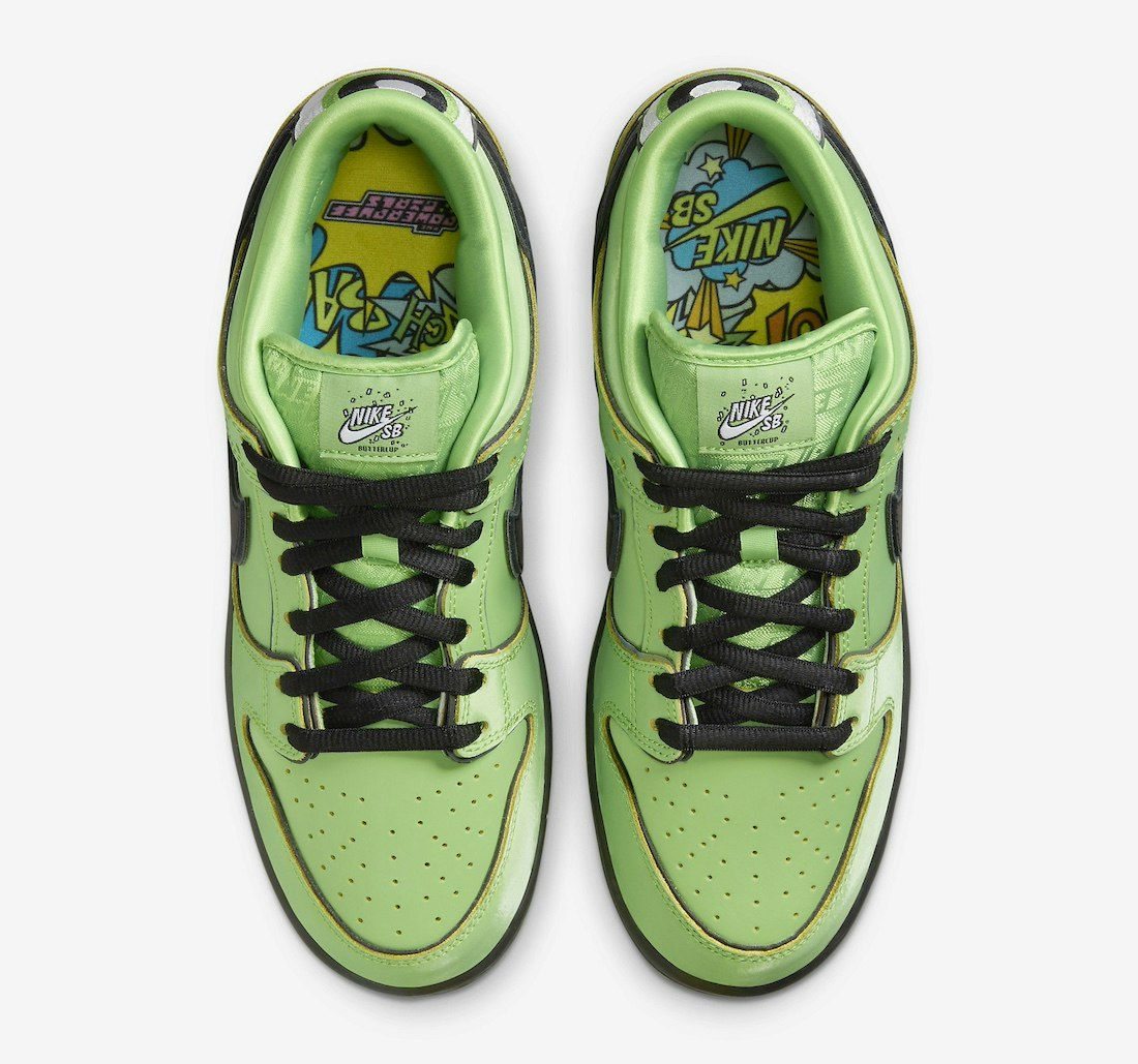 Powerpuff Girls x Nike SB Dunk Low "Buttercup"