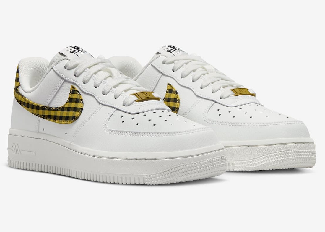 Nike Air Force 1 Low "Yellow Gingham"