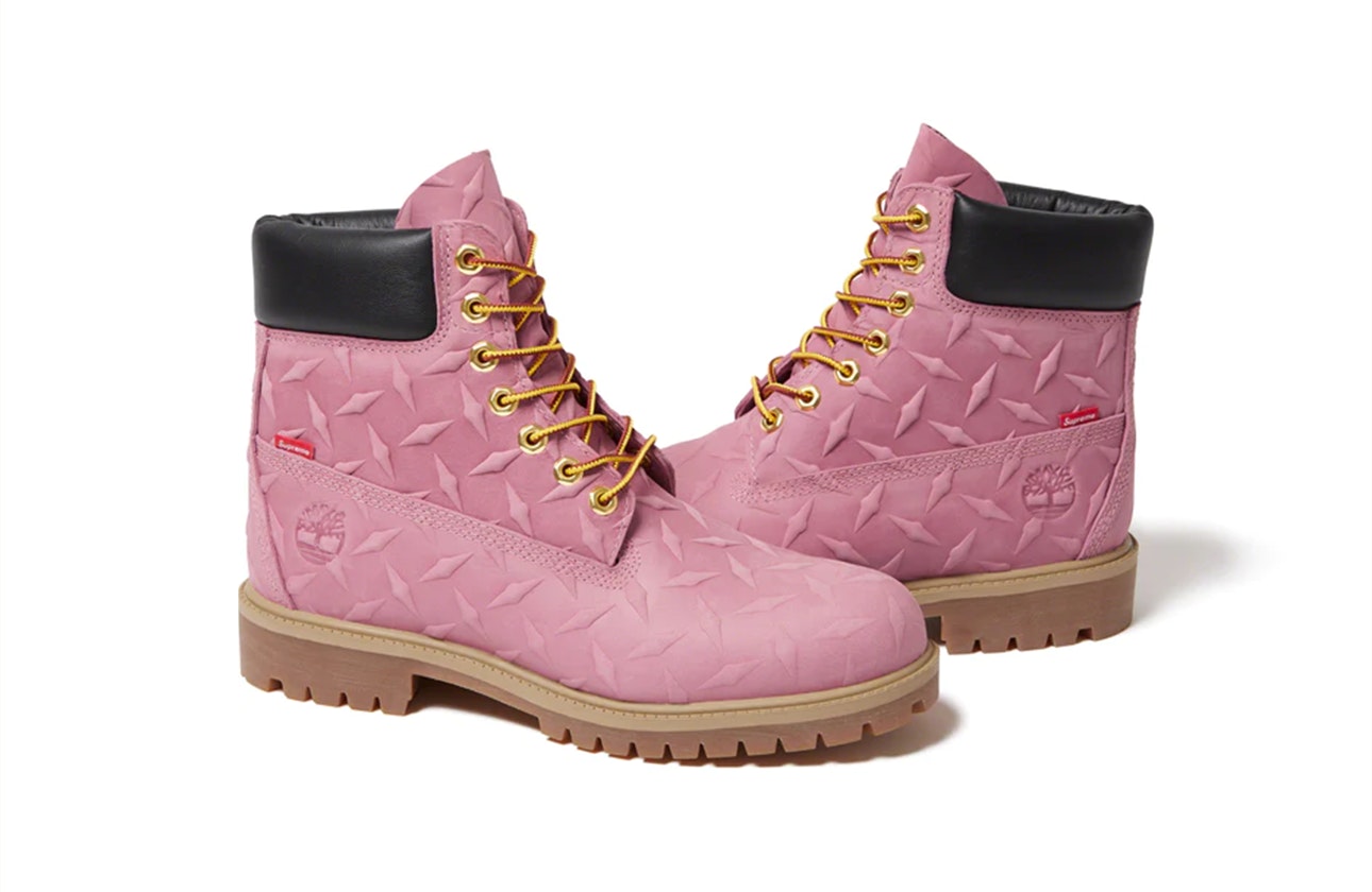 Supreme x Timberland 6" Premium Waterproof Boot "Pink"