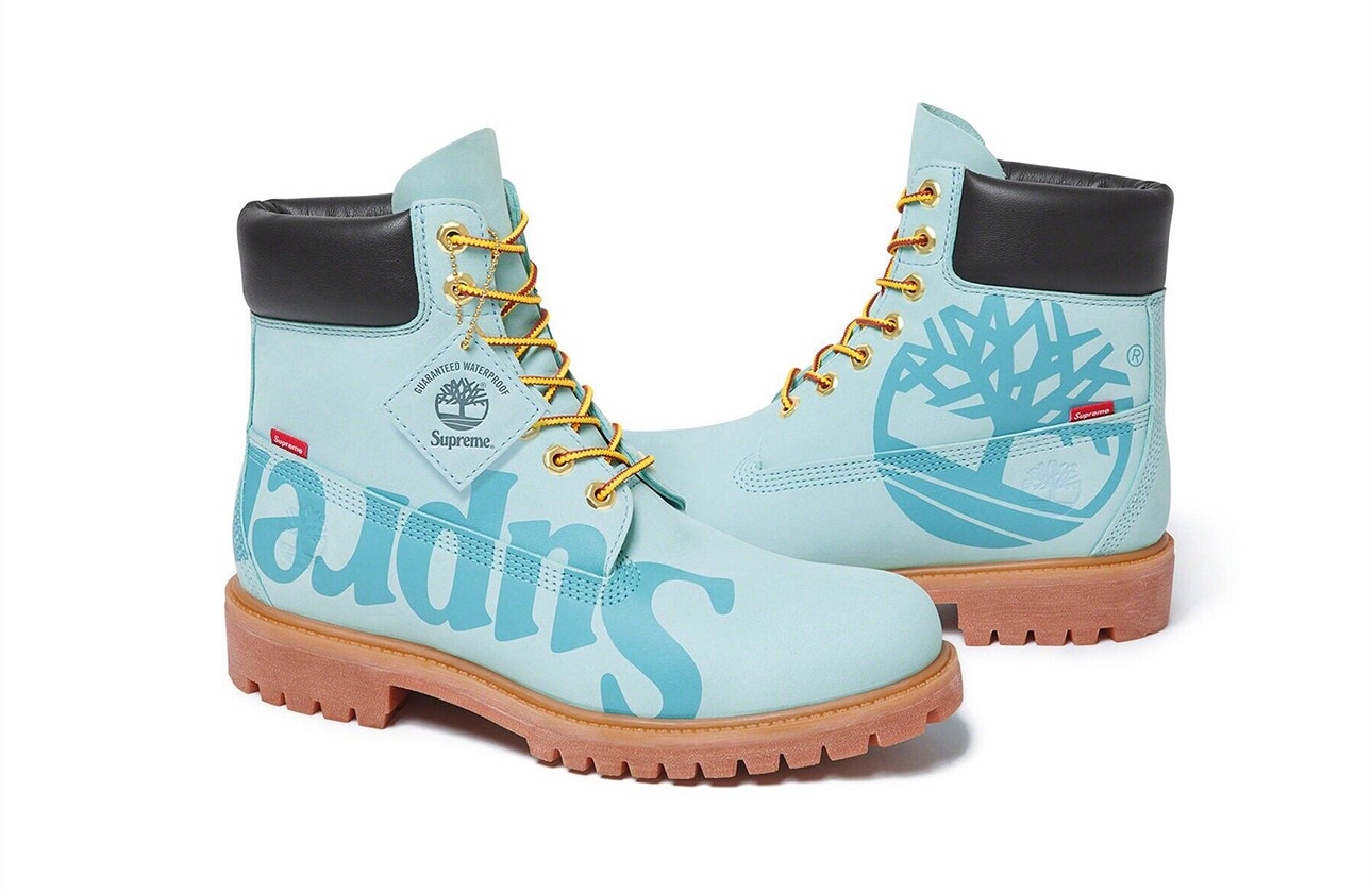 Supreme x Timberland 6" Boot "Ice Blue"
