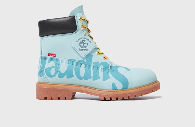 Supreme x Timberland 6" Boot "Ice Blue" Supreme x Timberland 6" Boot "Ice Blue"