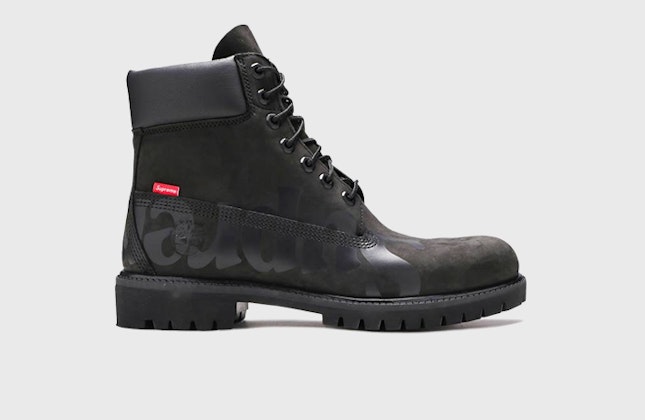 Supreme x Timberland 6" Boot "Black" Supreme x Timberland 6" Boot "Black"