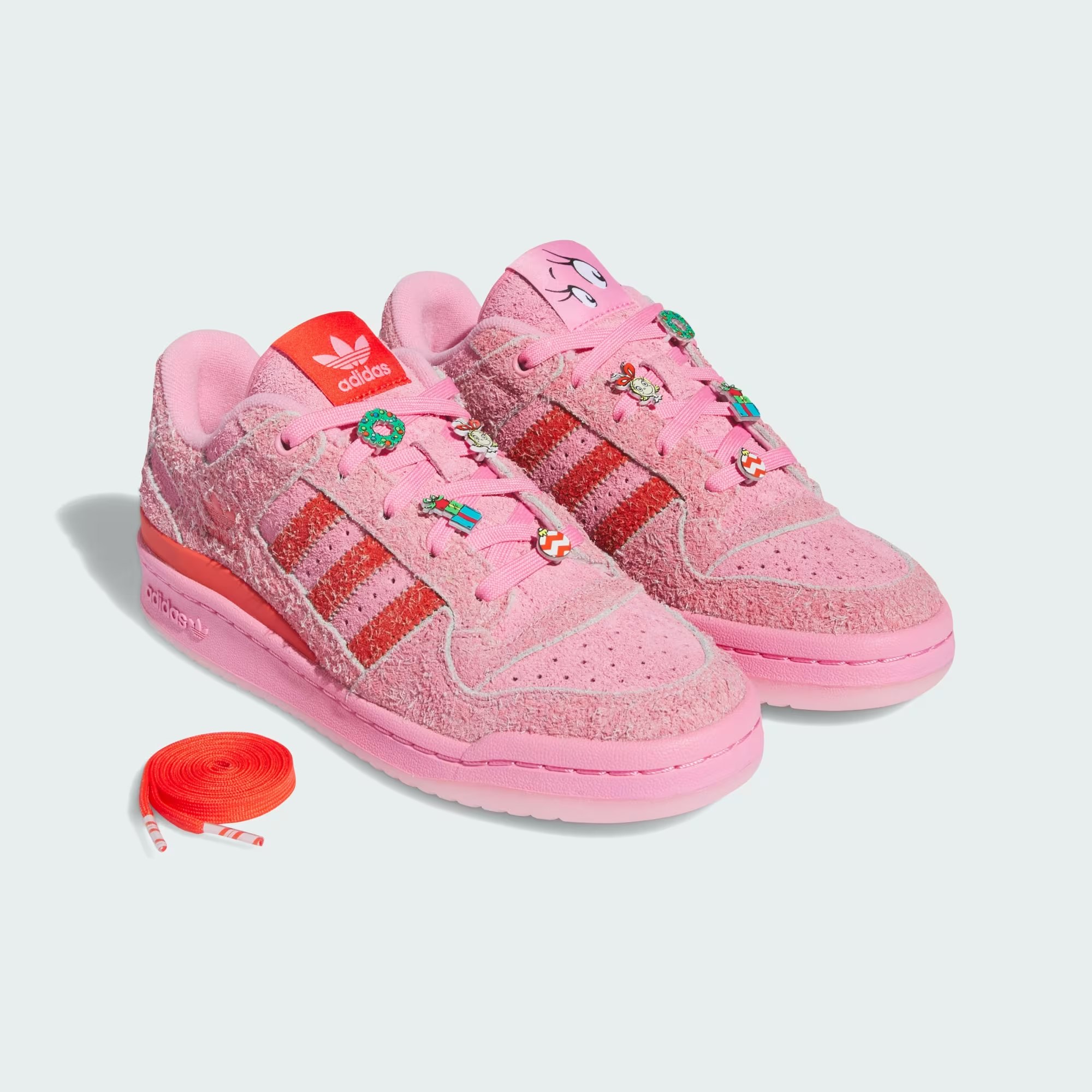 The Grinch x adidas Forum Low "Bliss Pink"