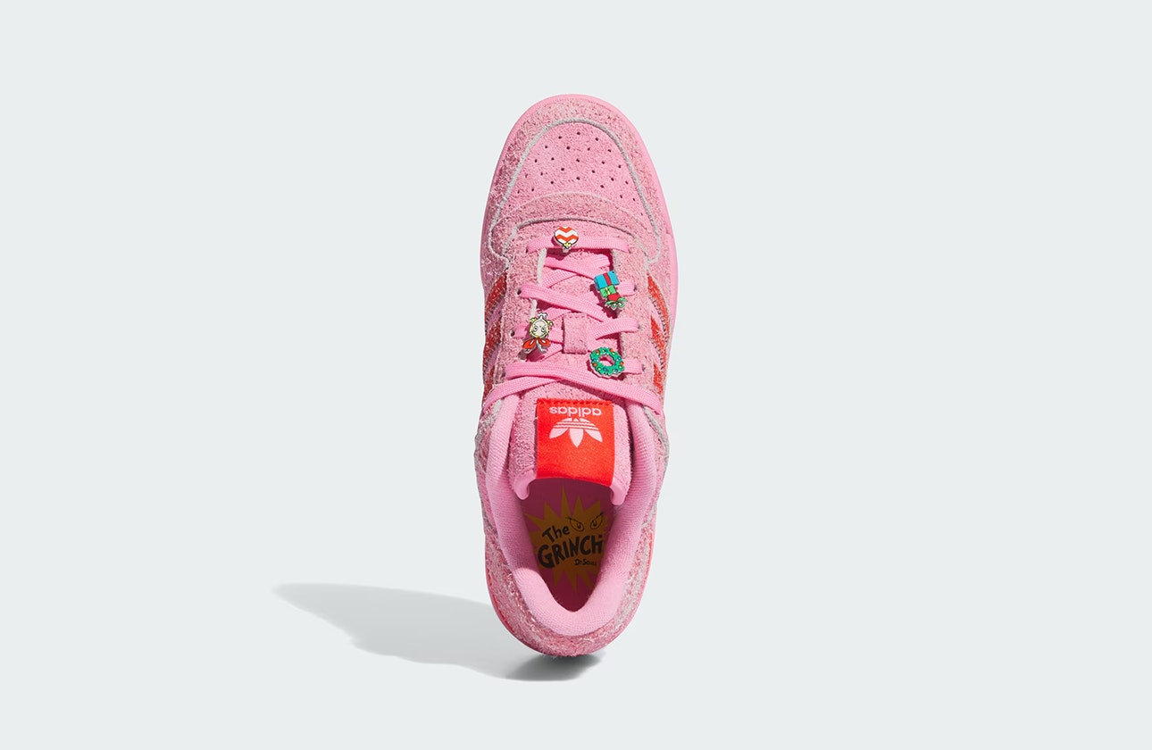 The Grinch x adidas Forum Low "Bliss Pink"