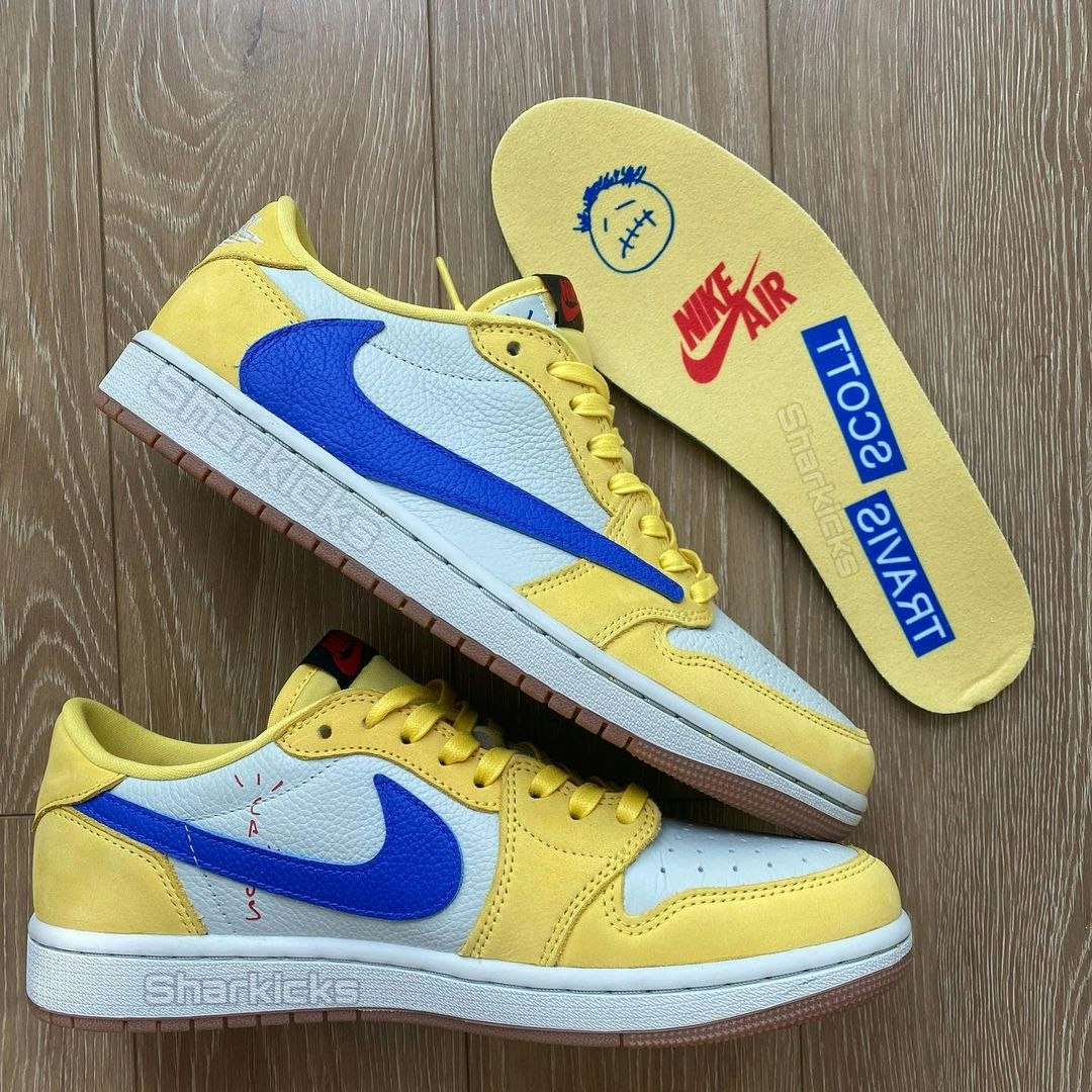 Travis Scott x Air Jordan 1 Low "Canary"