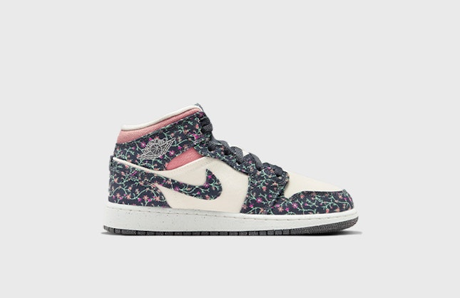 Air Jordan 1 Mid SE GS "Floral"