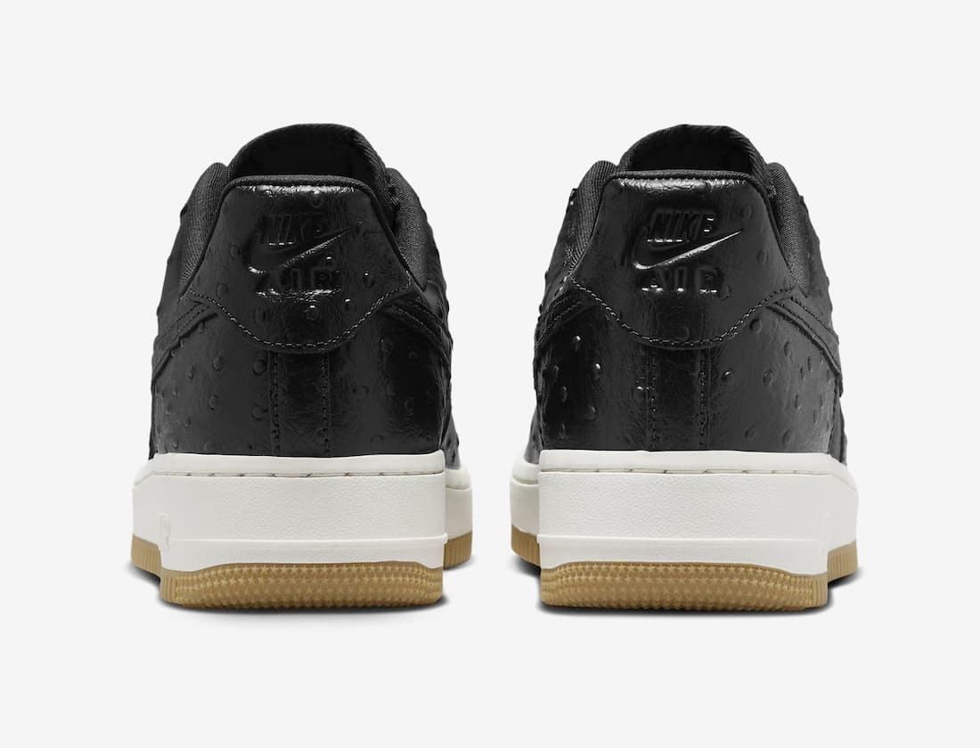 Nike Air Force 1 Low "Black Ostrich"
