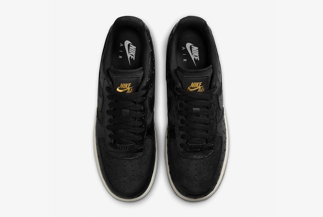 Nike Air Force 1 Low "Black Ostrich"