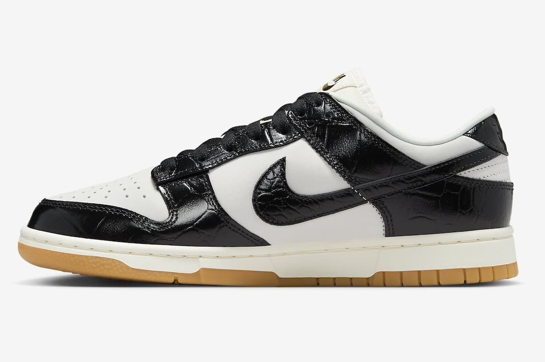 Nike Dunk Low "Black Croc"