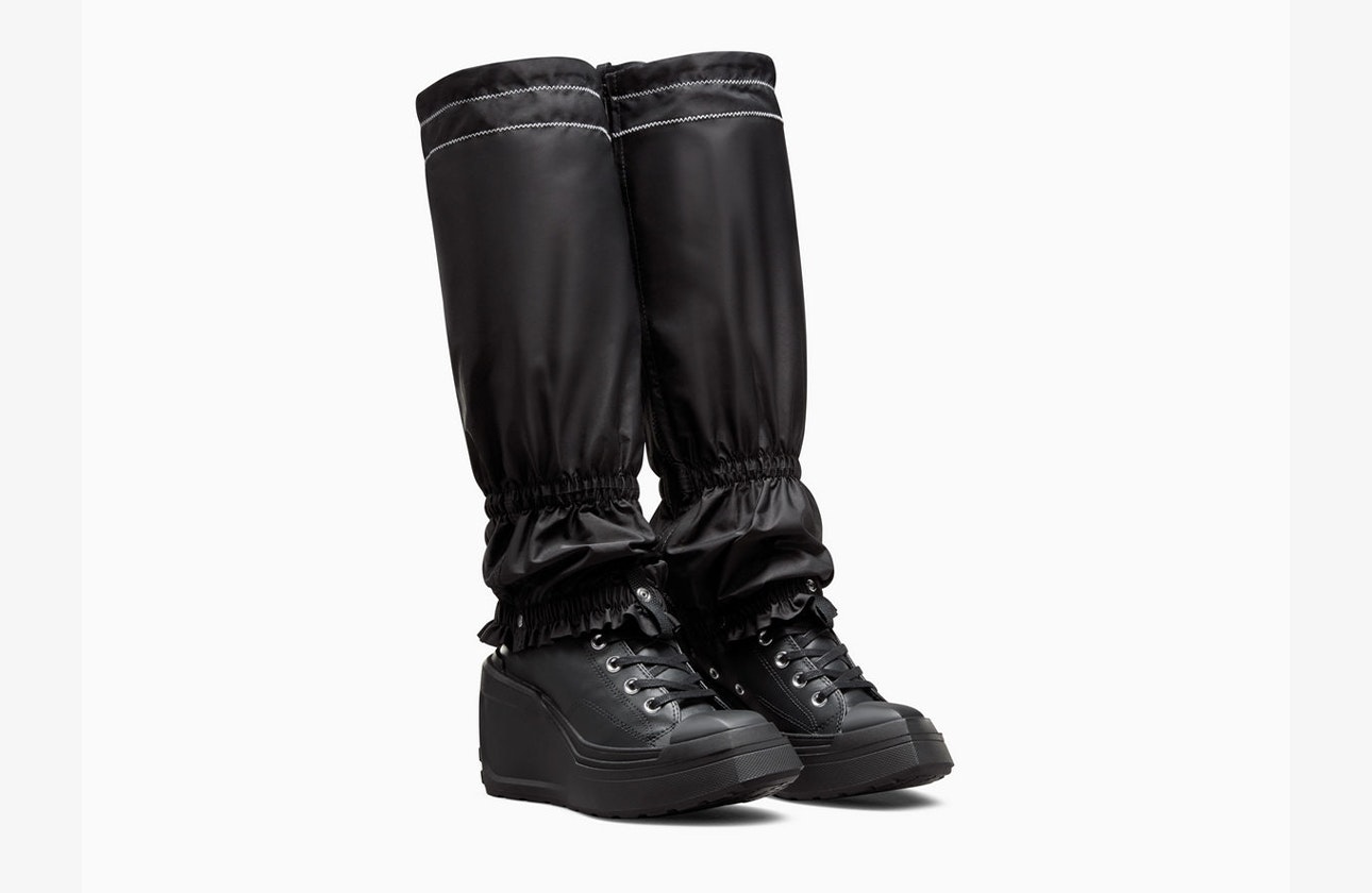 Martine Ali x Converse Chuck 70 De Luxe Wedge "Black"